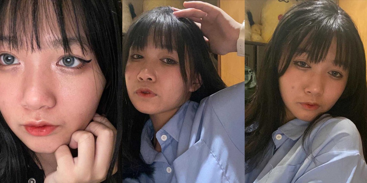 超可爱齐刘海学生妹黄语婧裸照自慰视频外流 揉奶子口红猛插无毛骚穴!